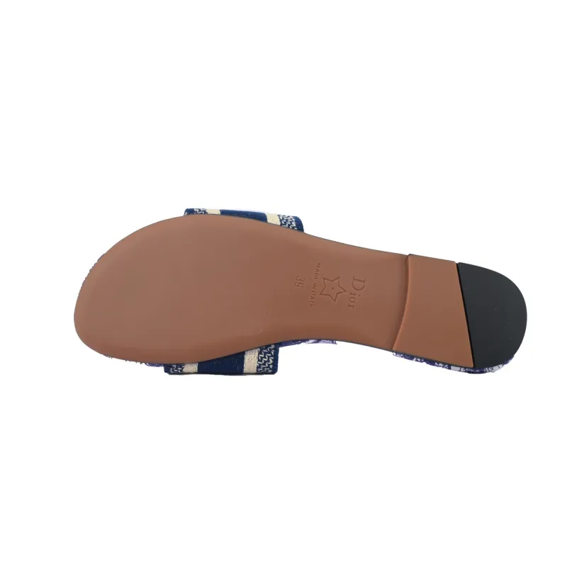 DIOR Classic Dway Slide Rose Blue