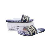 DIOR Classic Dway Slide Rose Blue