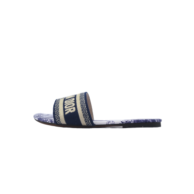 DIOR Classic Dway Slide Rose Blue 01