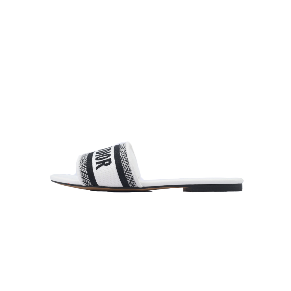 DIOR Classic Dway Slide White