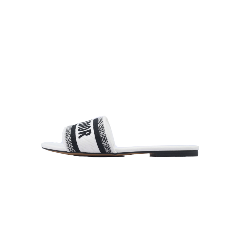 DIOR Classic Dway Slide White