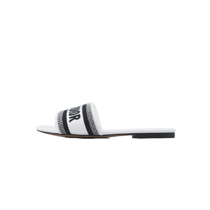 DIOR Classic Dway Slide White