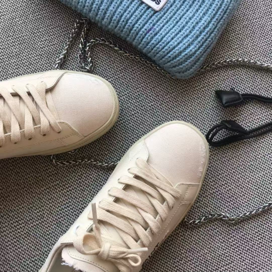 Saint Laurent Court Classic SL/06 Low Distressed Cream PB 610648GUP109113