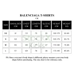 Balenciaga Back T-shirt Medium Fit In Grey