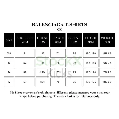 Balenciaga Back T-shirt Medium Fit In Black 02
