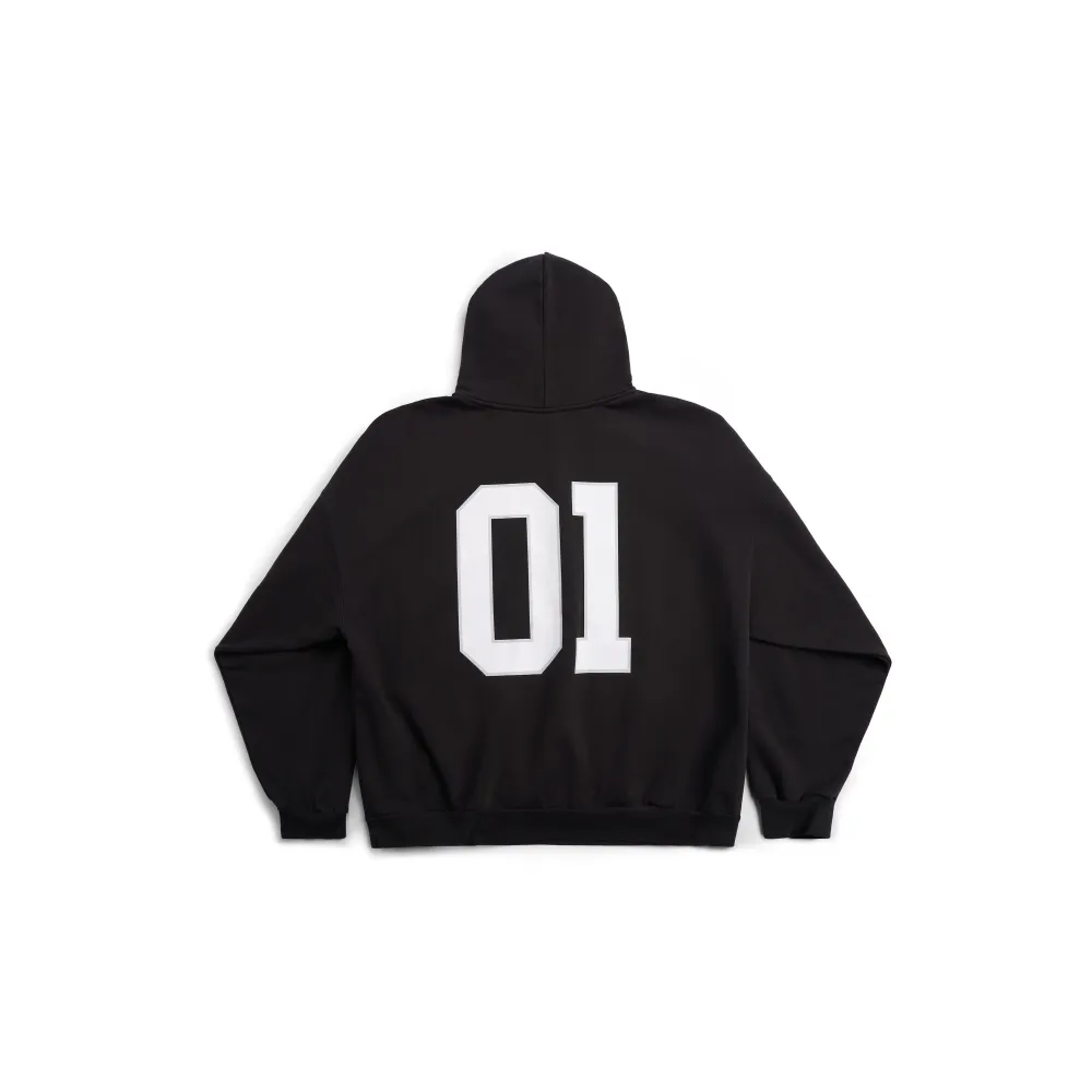 Balenciaga Basketball Series - Hoodie Large Fit In Black