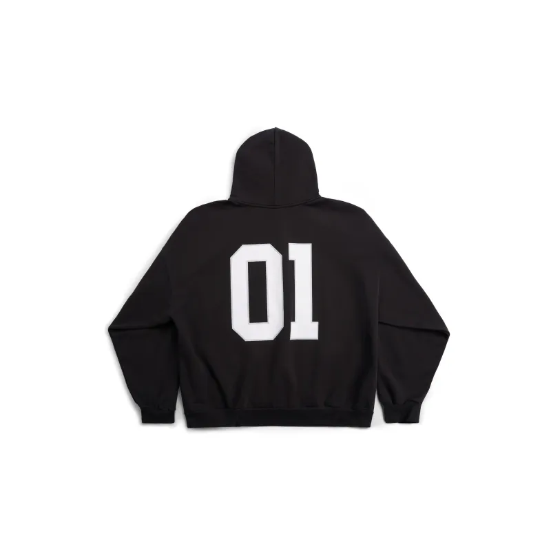 Balenciaga Basketball Series - Hoodie Large Fit In Black