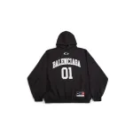 Balenciaga Basketball Series - Hoodie Large Fit In Black
