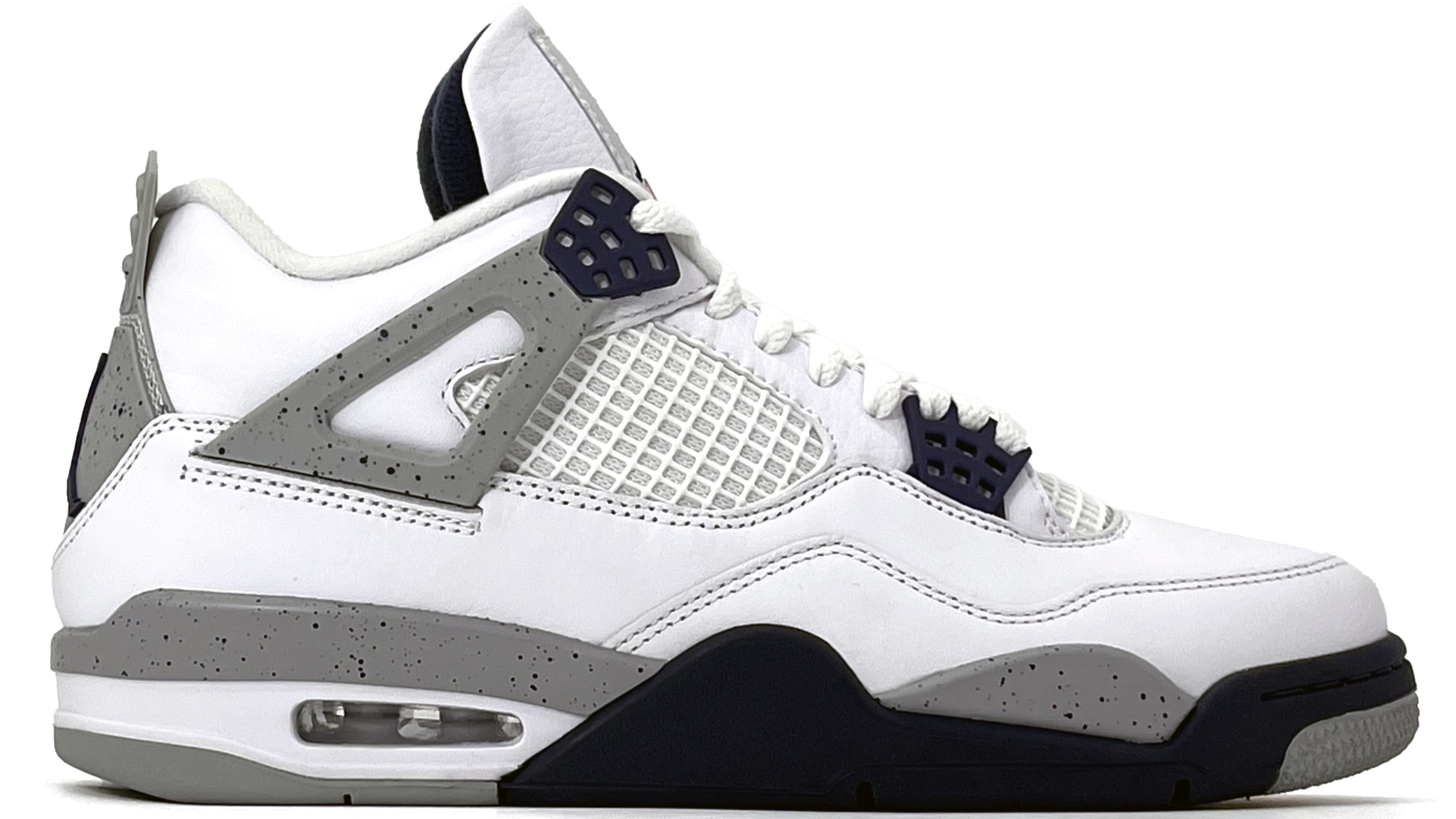 PK God Batch  Air Jordan 4 Retro White Midnight Navy DH6927-140