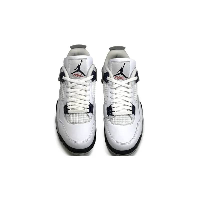 PK God Batch  Air Jordan 4 Retro White Midnight Navy DH6927-140