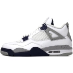 PK God Batch  Air Jordan 4 Retro White Midnight Navy DH6927-140