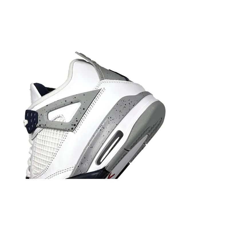 PK God Batch  Air Jordan 4 Retro White Midnight Navy DH6927-140