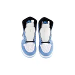PK God Batch Air Jordan 1 Retro High White University Blue Black 555088-134