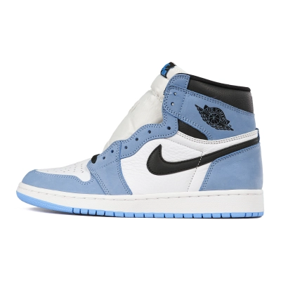 PK God Batch Air Jordan 1 Retro High White University Blue Black 555088-134 01