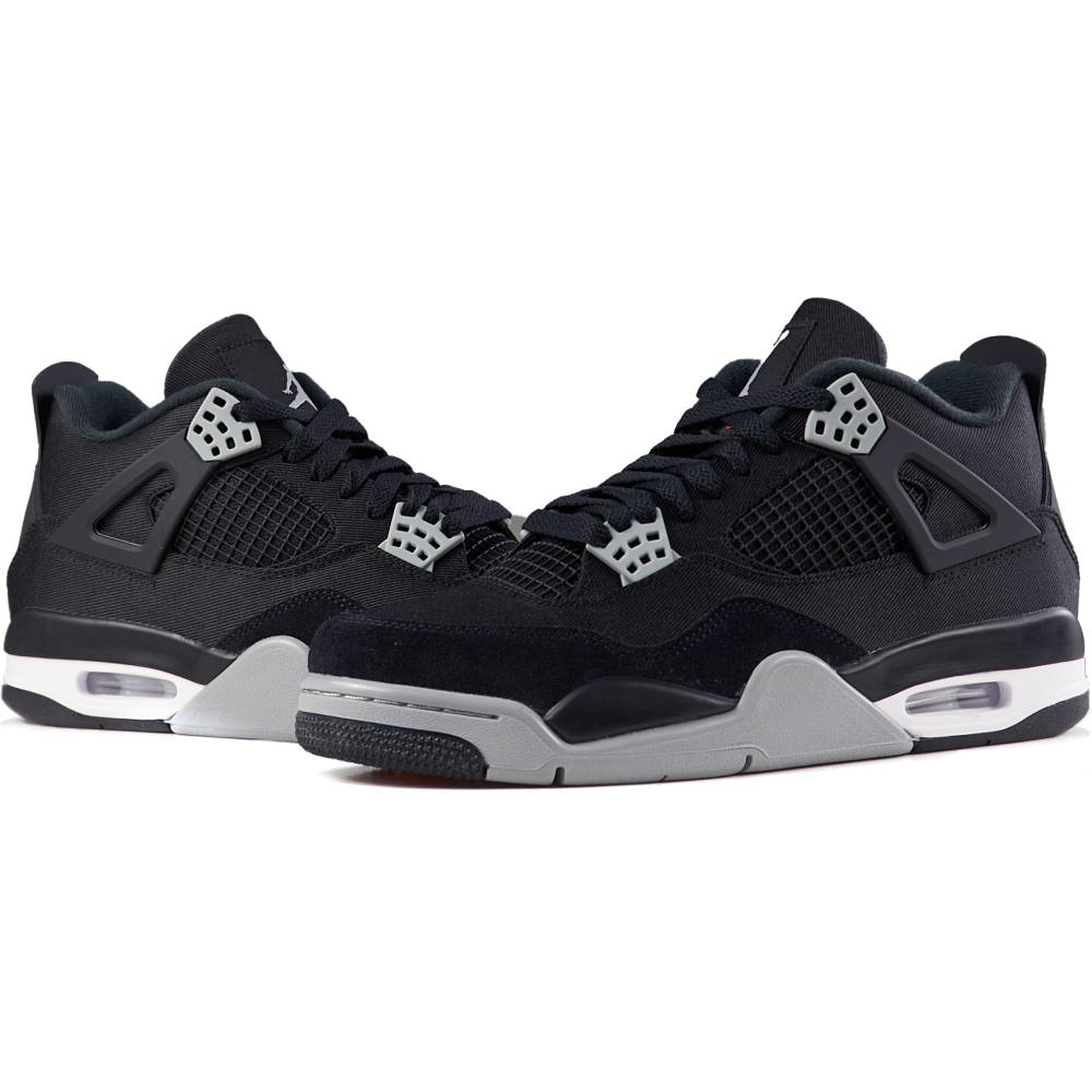 PK God Batch Air Jordan 4 Retro Black Canvas DH7138-006
