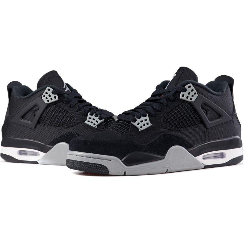 PK God Batch Air Jordan 4 Retro Black Canvas DH7138-006
