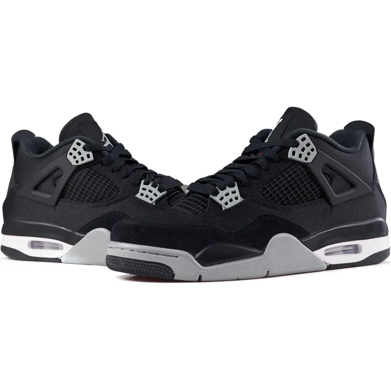 PK God Batch Air Jordan 4 Retro Black Canvas DH7138-006