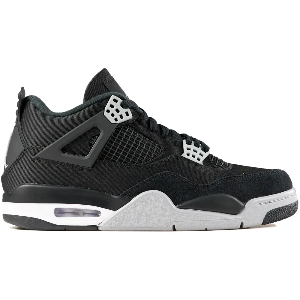 PK God Batch Air Jordan 4 Retro Black Canvas DH7138-006