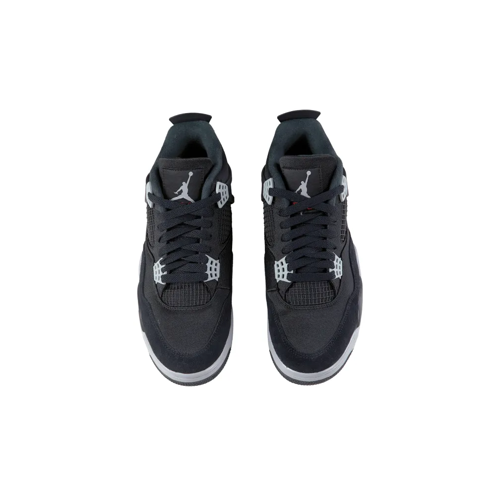 PK God Batch Air Jordan 4 Retro Black Canvas DH7138-006