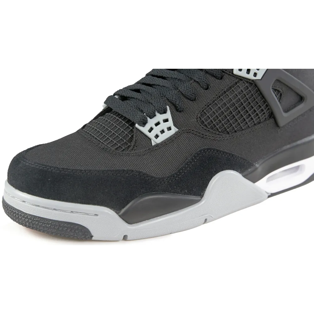 PK God Batch Air Jordan 4 Retro Black Canvas DH7138-006