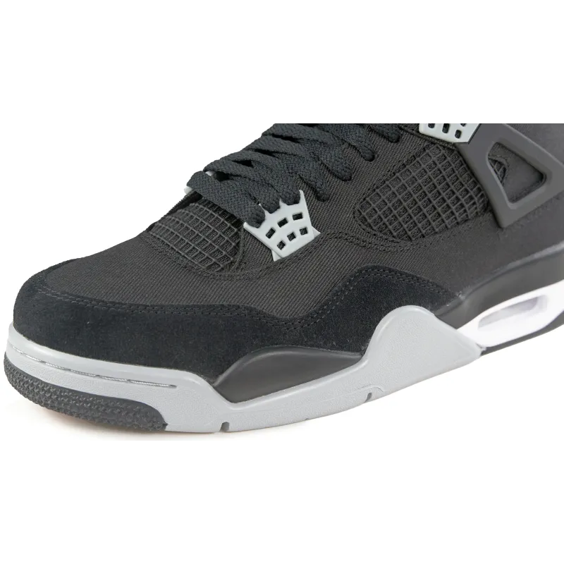 PK God Batch Air Jordan 4 Retro Black Canvas DH7138-006