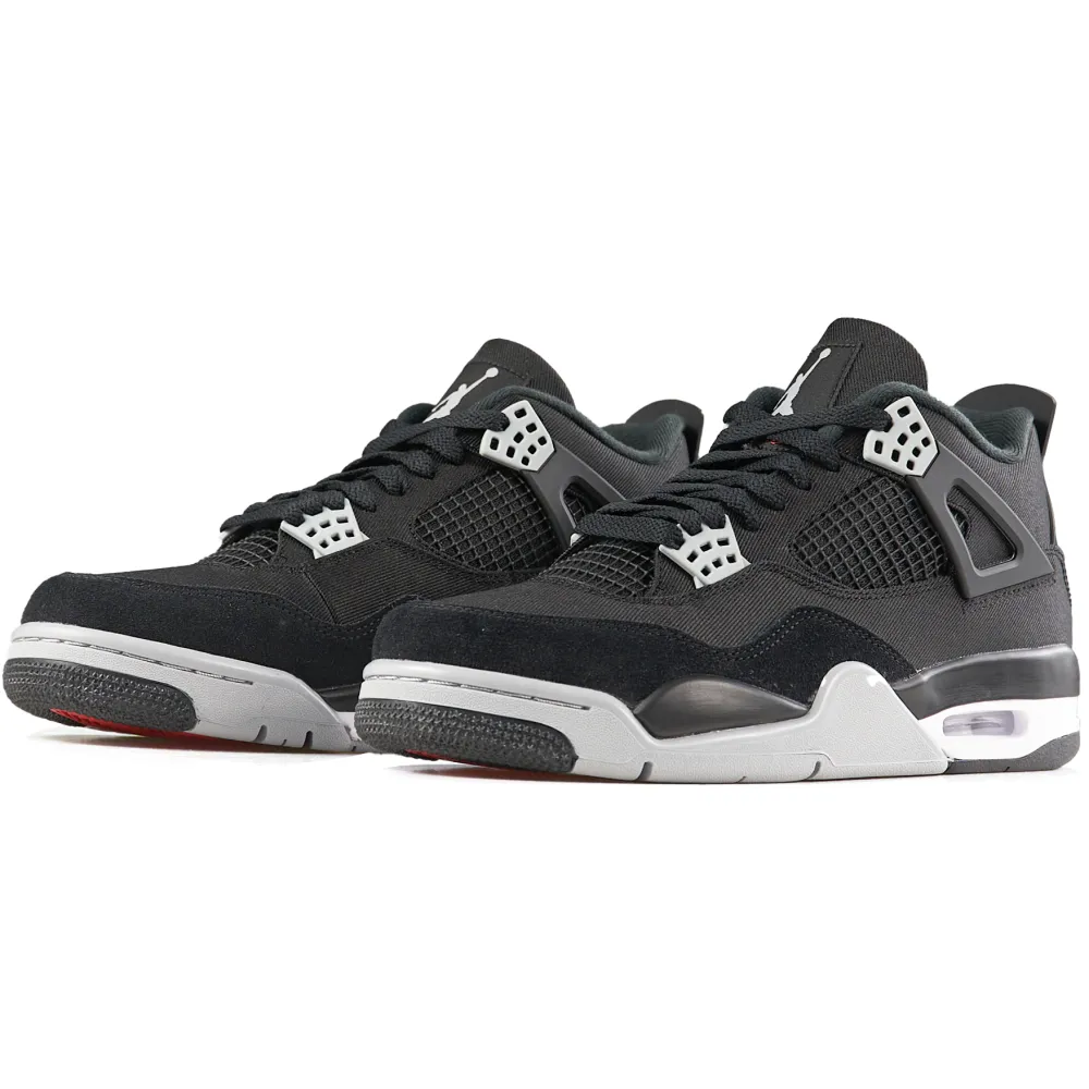 PK God Batch Air Jordan 4 Retro Black Canvas DH7138-006