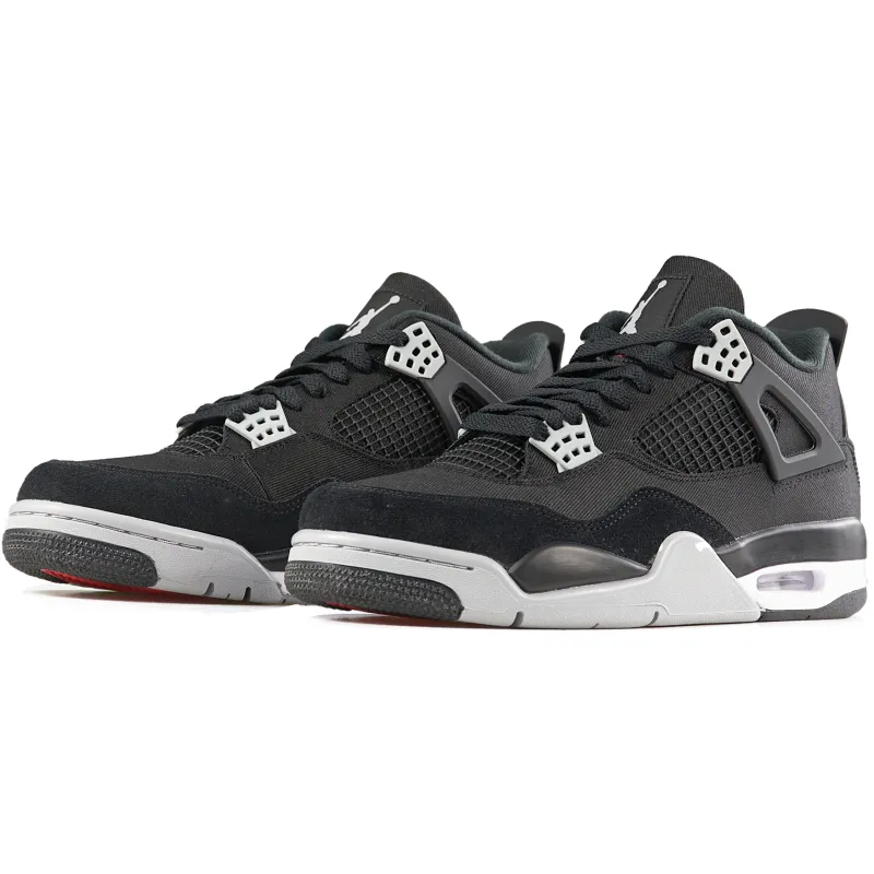 PK God Batch Air Jordan 4 Retro Black Canvas DH7138-006