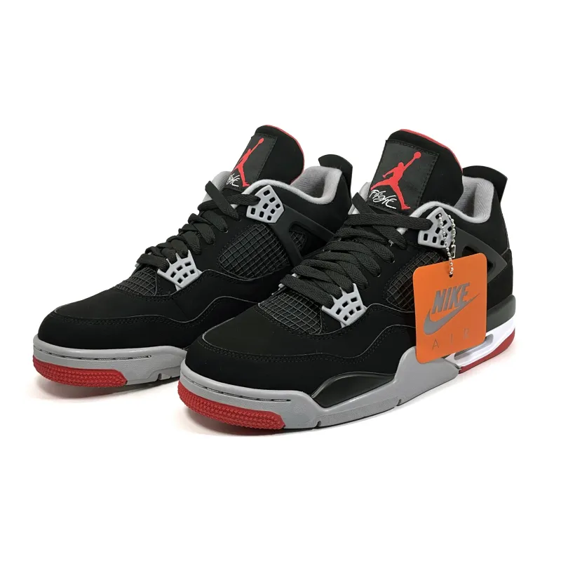 PK God Batch Air Jordan 4 Retro Bred 308497-060
