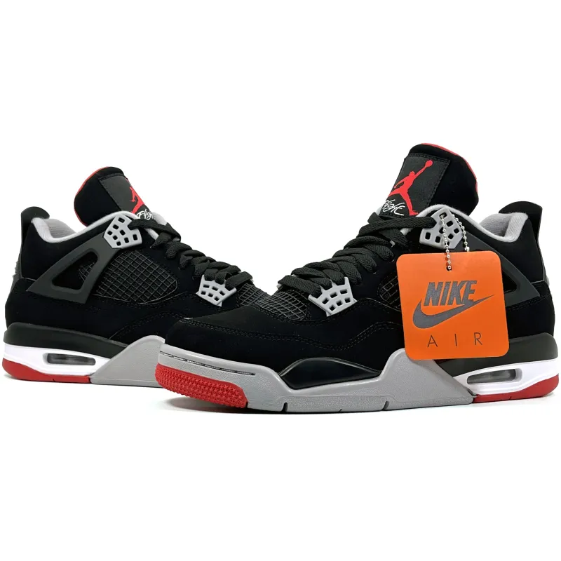 PK God Batch Air Jordan 4 Retro Bred 308497-060