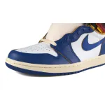 PK God Batch Union X Air Jordan 1  OG High Retro“Blue Toe”  BV1300-146