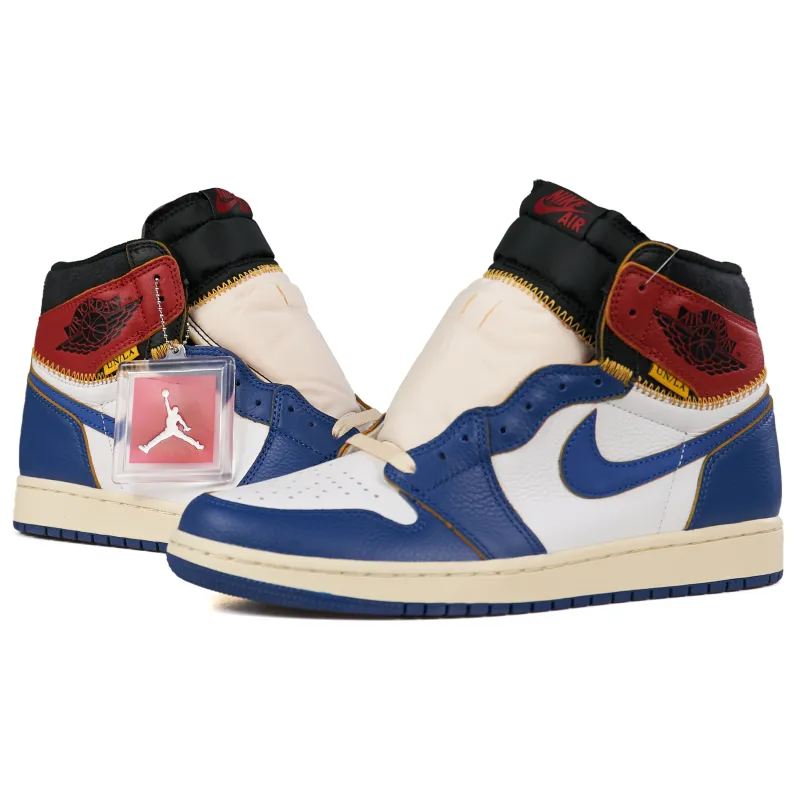 PK God Batch Union X Air Jordan 1  OG High Retro“Blue Toe”  BV1300-146