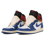PK God Batch Union X Air Jordan 1  OG High Retro“Blue Toe”  BV1300-146