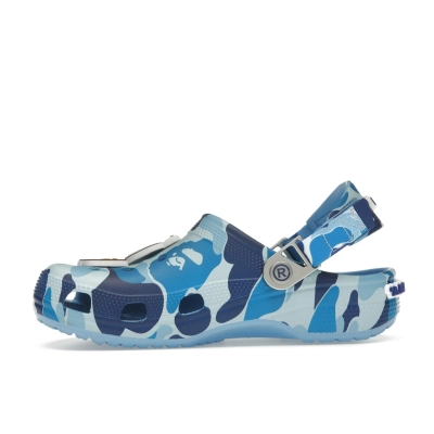 Crocs Classic Clog A Bathing Ape ABC Camo Blue PB 250613 01