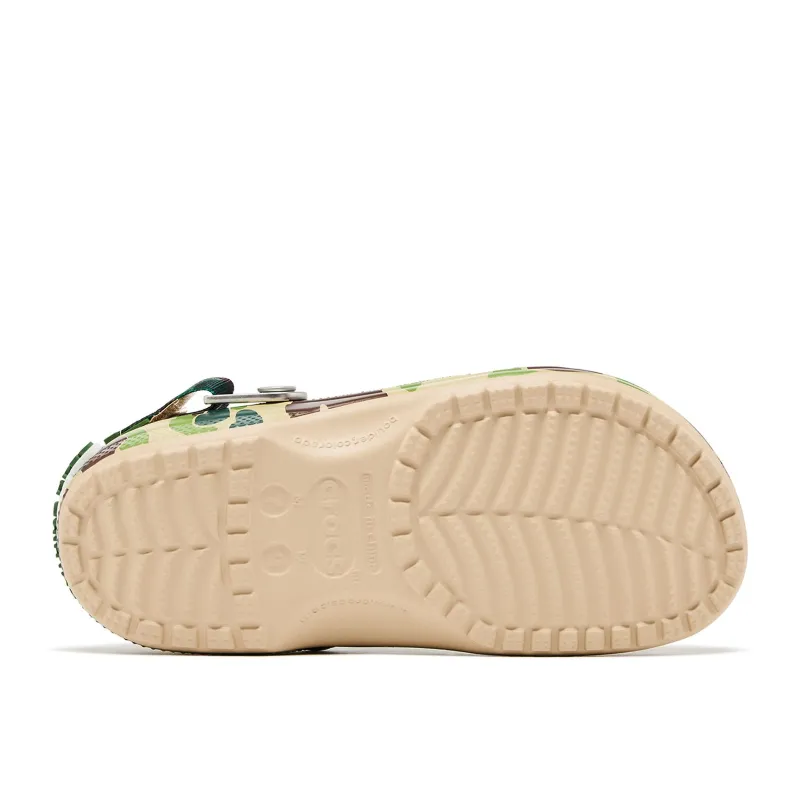 Crocs Classic Clog A Bathing Ape ABC Camo Green PB 250613