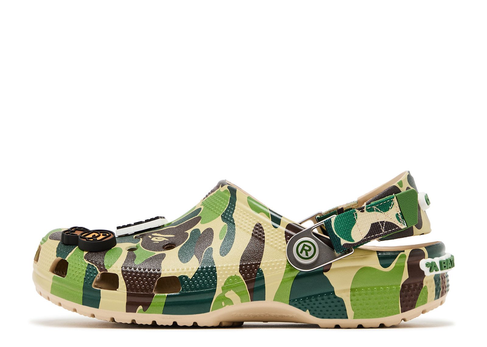Crocs Classic Clog A Bathing Ape ABC Camo Green PB 250613