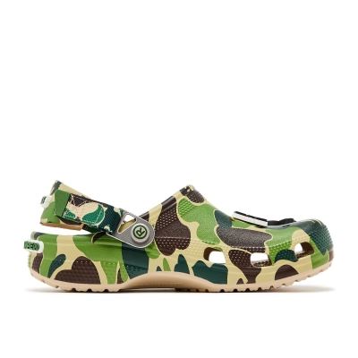 Crocs Classic Clog A Bathing Ape ABC Camo Green PB 250613 02