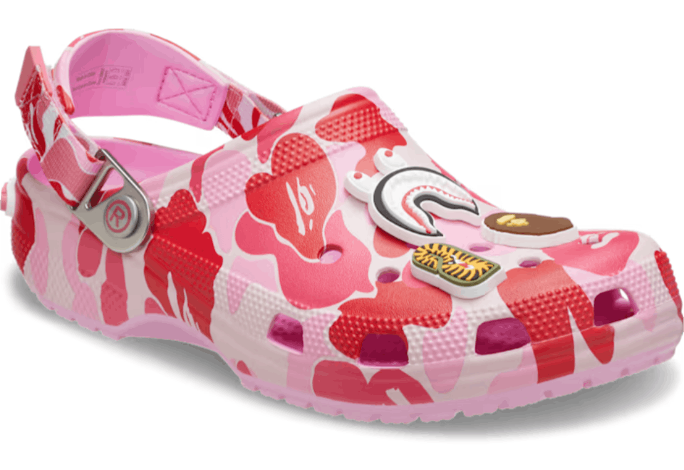 Crocs Classic Clog A Bathing Ape ABC Camo Pink PB 250613