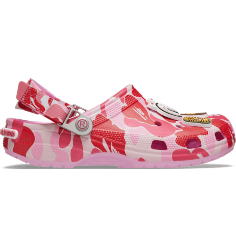 Crocs Classic Clog A Bathing Ape ABC Camo Pink PB 250613
