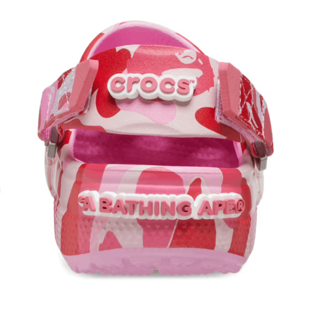 Crocs Classic Clog A Bathing Ape ABC Camo Pink PB 250613