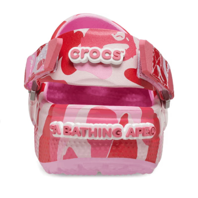 Crocs Classic Clog A Bathing Ape ABC Camo Pink PB 250613