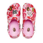 Crocs Classic Clog A Bathing Ape ABC Camo Pink PB 250613