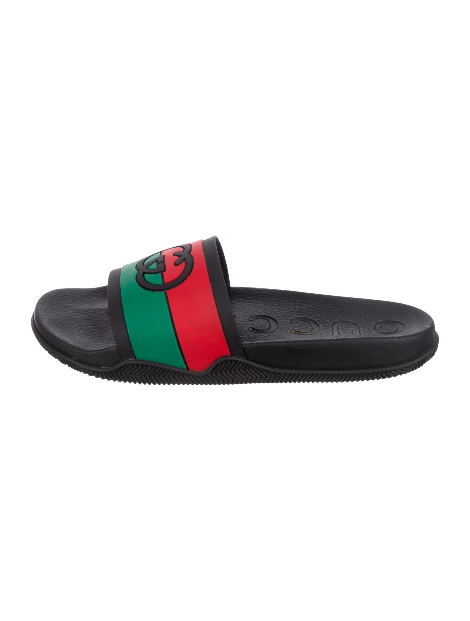 Gucci Slide Interlocking G Black 655265 JFA00 8815