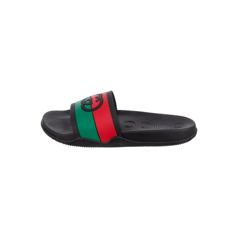 Gucci Slide Interlocking G Black 655265 JFA00 8815