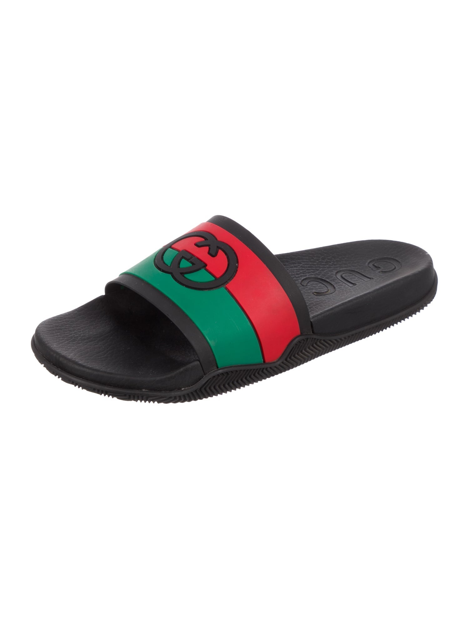 Gucci Slide Interlocking G Black 655265 JFA00 8815