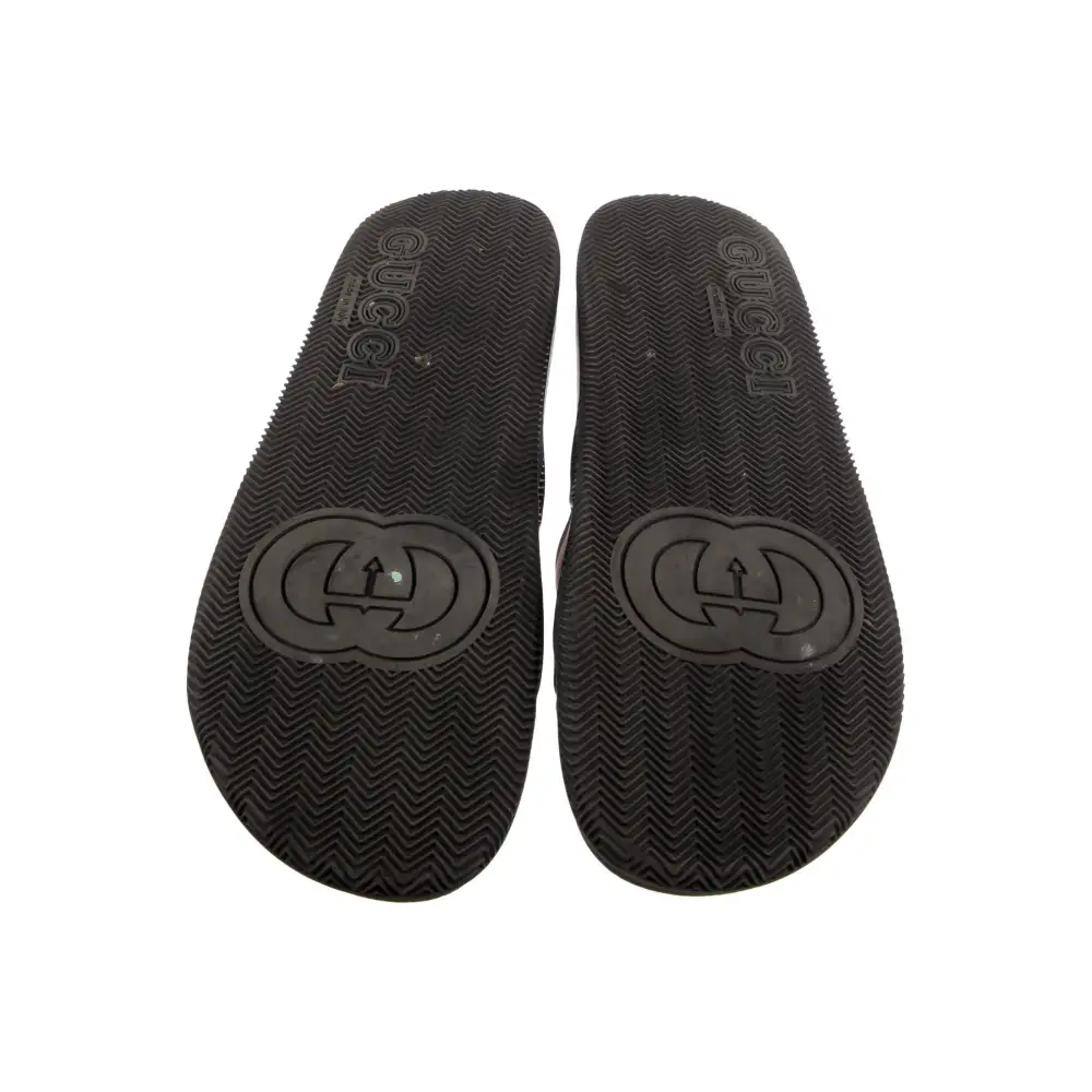 Gucci Slide Interlocking G Black 655265 JFA00 8815