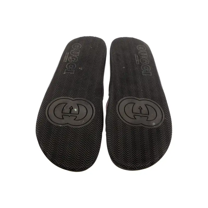 Gucci Slide Interlocking G Black 655265 JFA00 8815