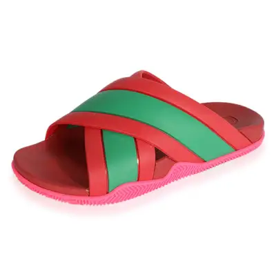 Gucci Web Slide Pink Rubber 627820 J8700 6559 02