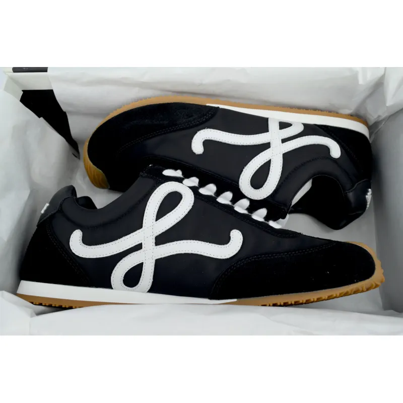 LOEWE Ballet Runner 2.0 Black Bnd White LLBR282X01-1102