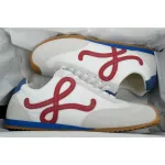 LOEWE Ballet Runner 2.0 White Red LLBR282X02-4868