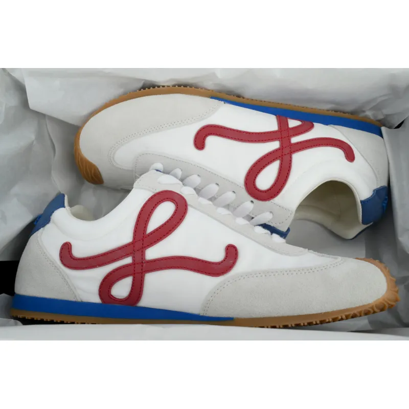 LOEWE Ballet Runner 2.0 White Red LLBR282X02-4868